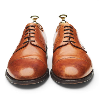 'Epping' Tan Brown Leather Derby UK 7 G