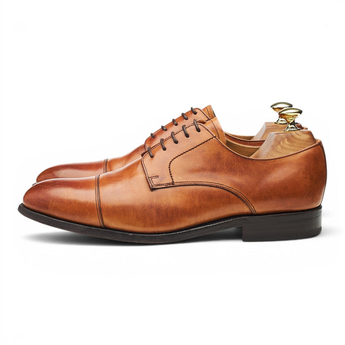 'Epping' Tan Brown Leather Derby UK 7 G