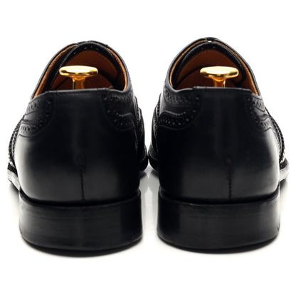 'Epsom' Black Leather Oxford Brogues UK 6