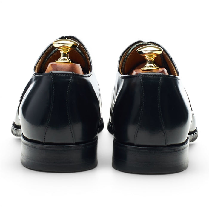 'Epsom' Black Leather Oxford UK 7 F