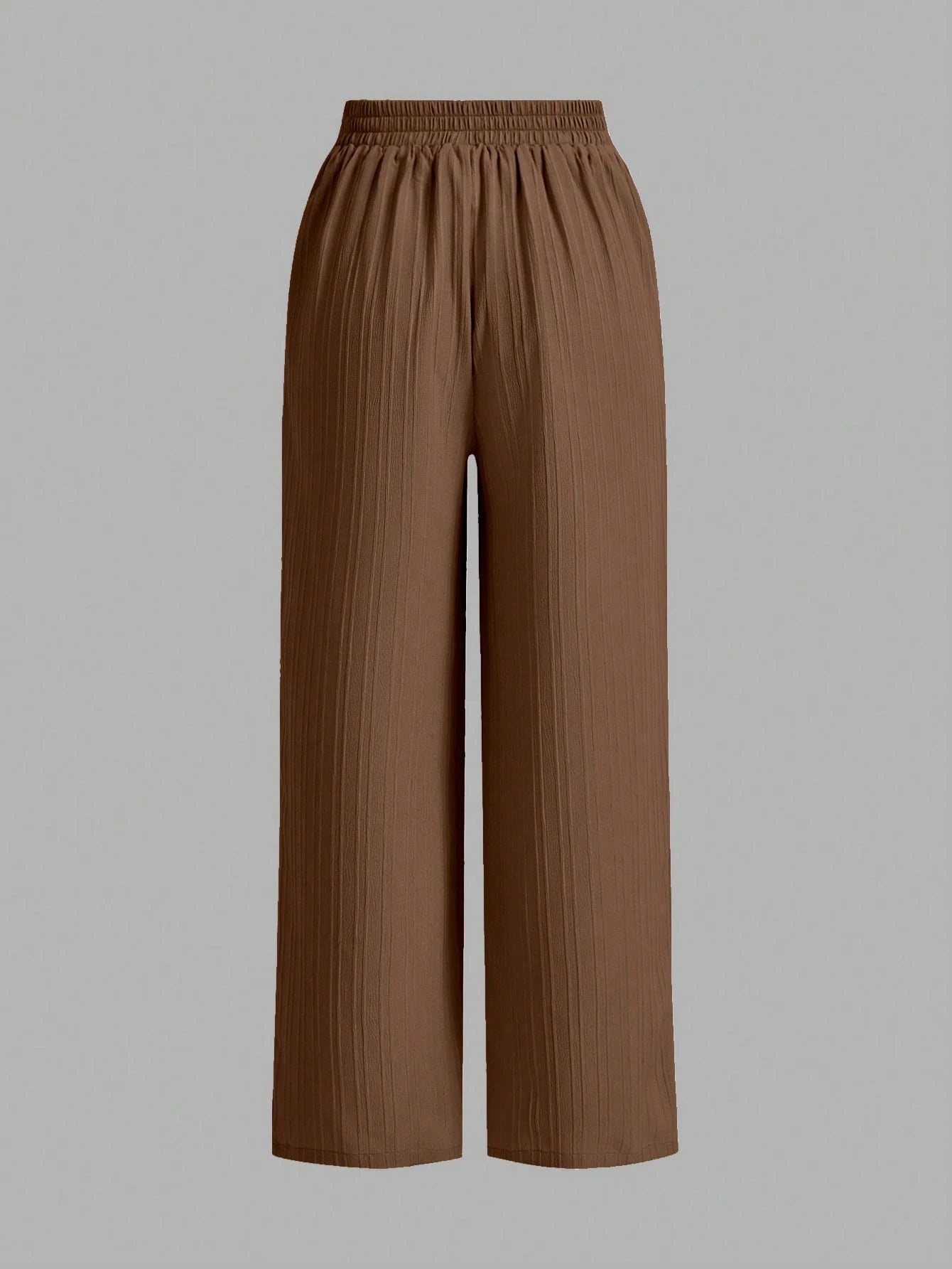 Essnce 3packs Summer Pants Women's Solid Color Waist-Tie Wide Leg Loose Casual Pants Work Pants