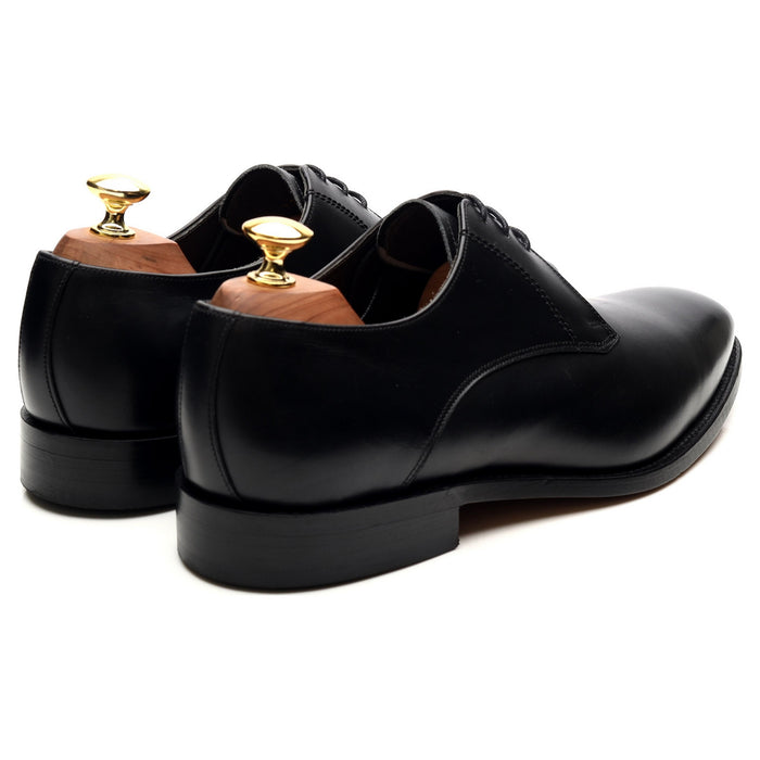 'Eton' Black Leather Derby UK 8 G