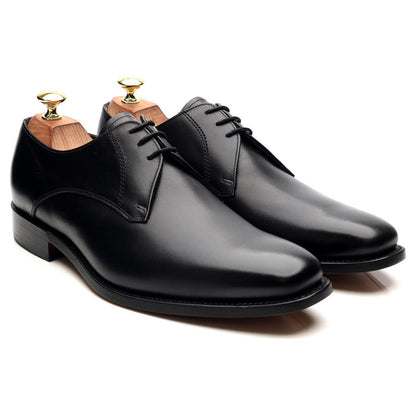 'Eton' Black Leather Derby UK 8 G