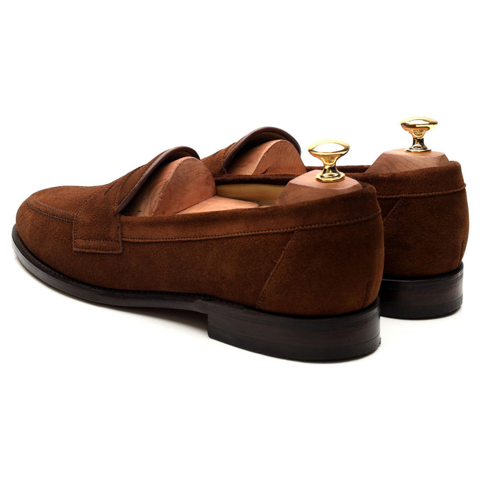 'Eton' Brown Suede Loafers UK 9 F