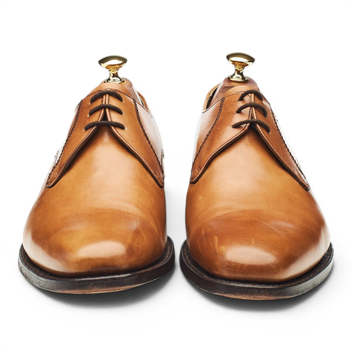 'Eton' Tan Brown Leather Derby UK 9 G
