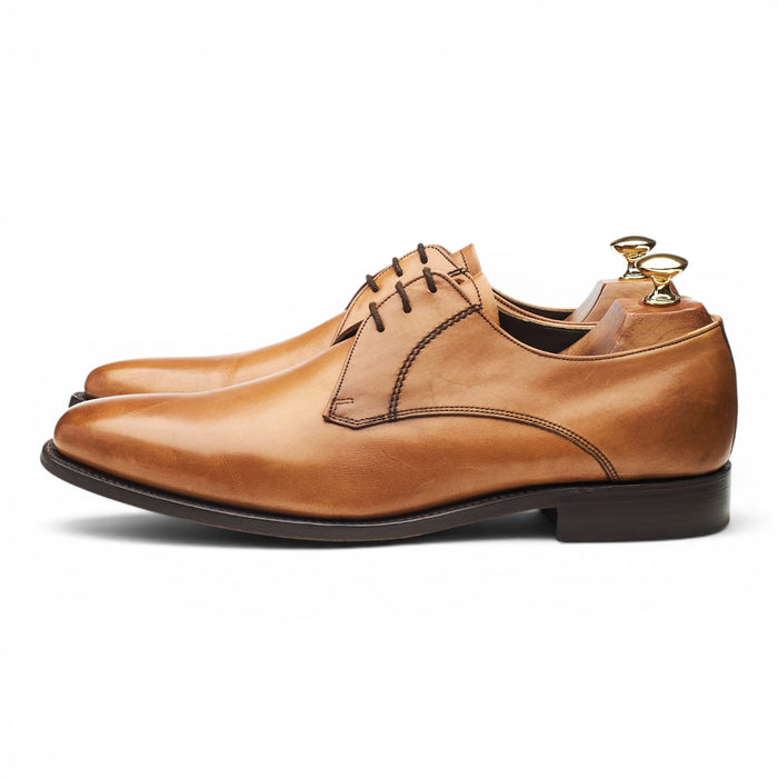 'Eton' Tan Brown Leather Derby UK 9 G