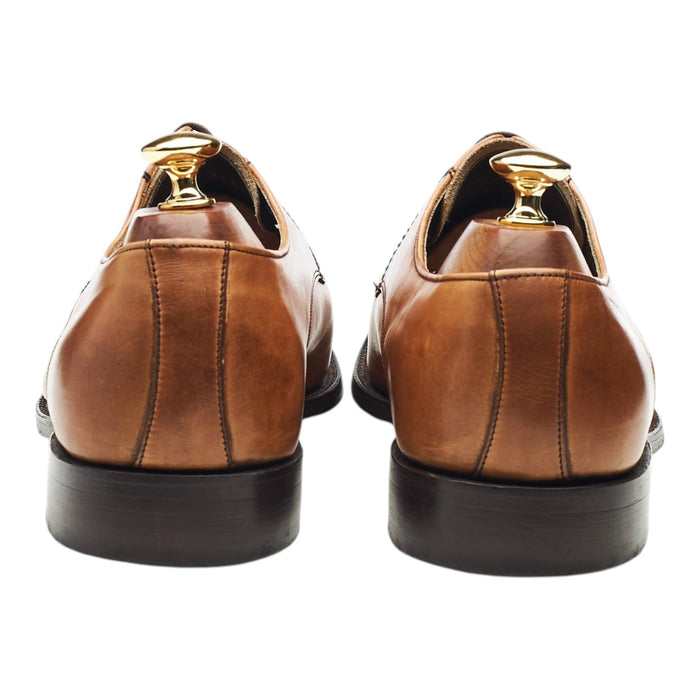 'Eton' Tan Brown Leather Derby UK 9 G