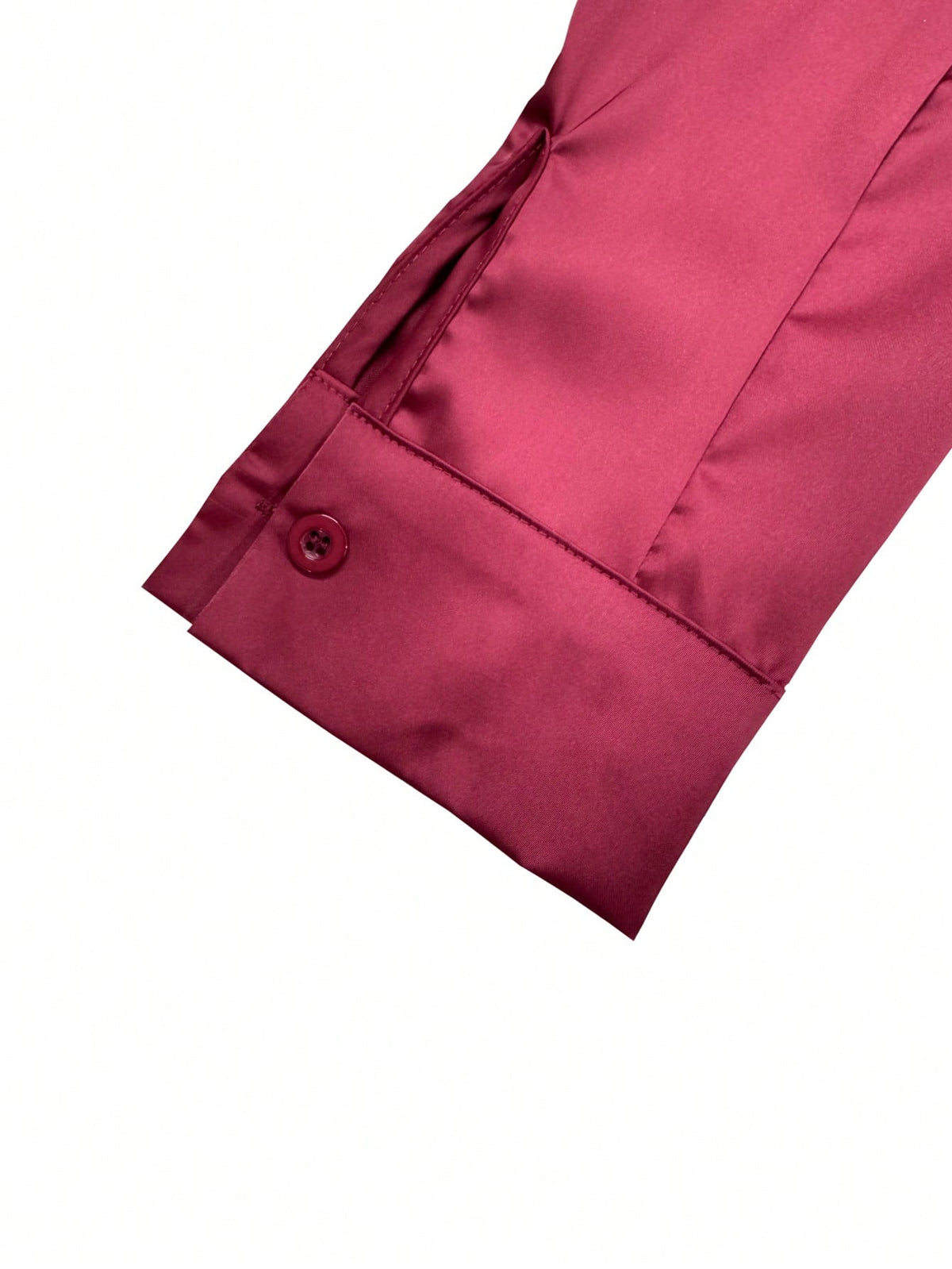 European And American Fashion Minimalist Solid Color Commuter Shirt, Satin Collar Design, Long Sleeve Slim Fit Elegant Blouse Spring