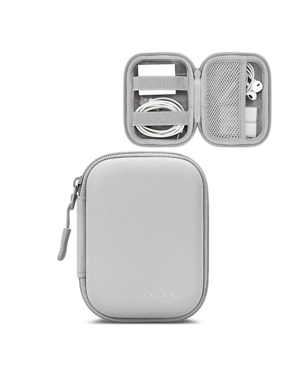 EVA Leather Earphone Bag, Data Cable, Charger, U Disk, U Shield, Hard Shell Protective Storage Box, Shock-Proof And Anti-Pressure. Photo Printer Storage Box, PU Leather Candy Color Series, Scratch-Res