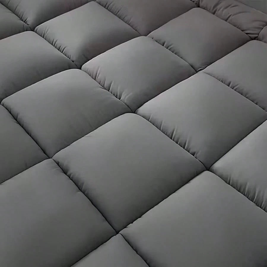 Extra-Thick Mattress Cover With Cushioning Layer- Spill-Proof & Stain-Resistant Bed Topper, Machine Washable Breathable Suitable For Bedrooms, Dorm Beds, Rooms, Care- Fit For All Mattresses,Mattress