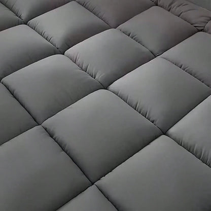 Extra-Thick Mattress Cover With Cushioning Layer- Spill-Proof & Stain-Resistant Bed Topper, Machine Washable Breathable Suitable For Bedrooms, Dorm Beds, Rooms, Care- Fit For All Mattresses,Mattress