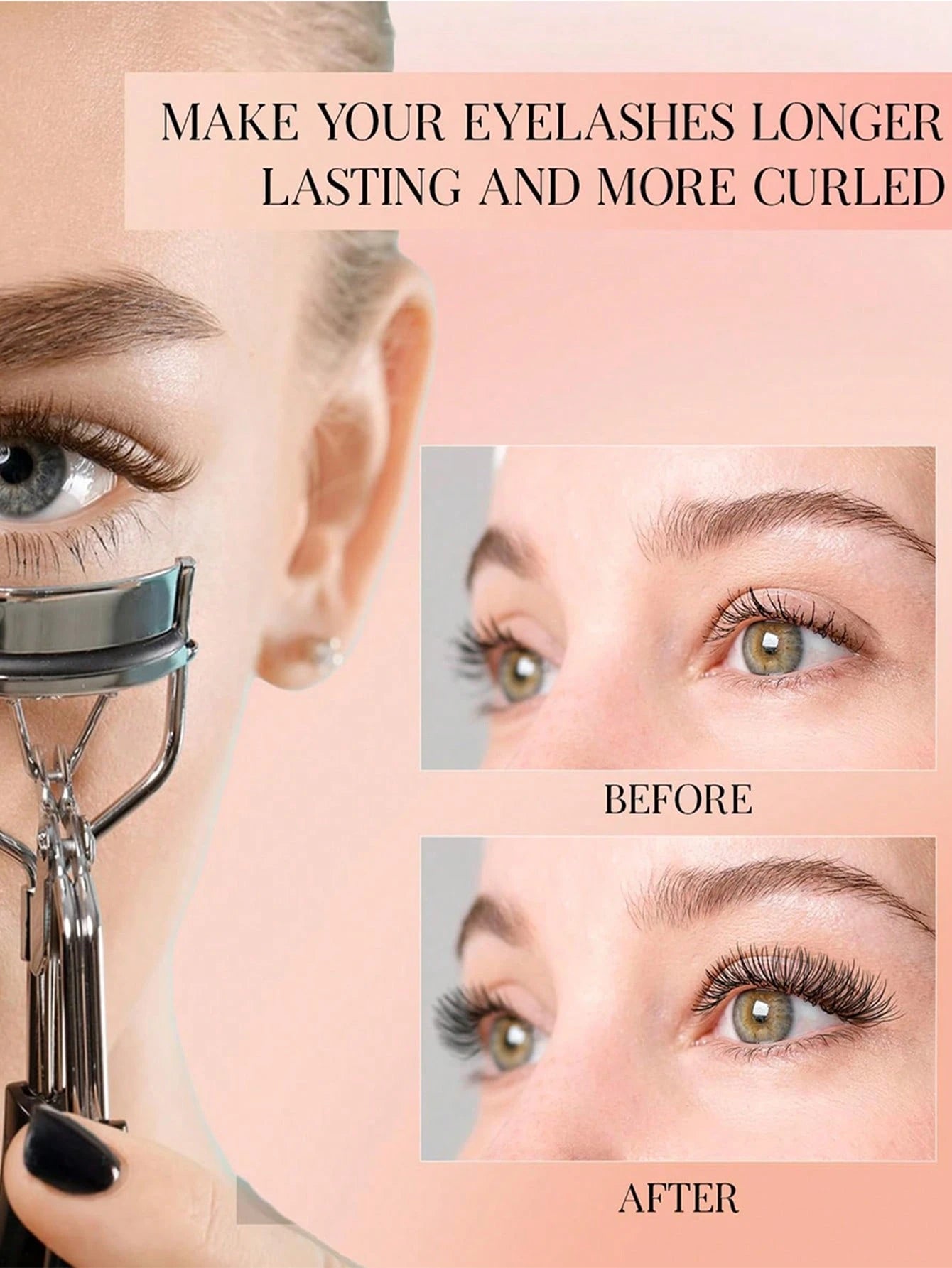 Eyelash Curler Refill Pads, 200pcs/100pcs/50pcs/20pcs, Soft Rubber Material, Suitable For Universal Eyelash Curlers (Black)