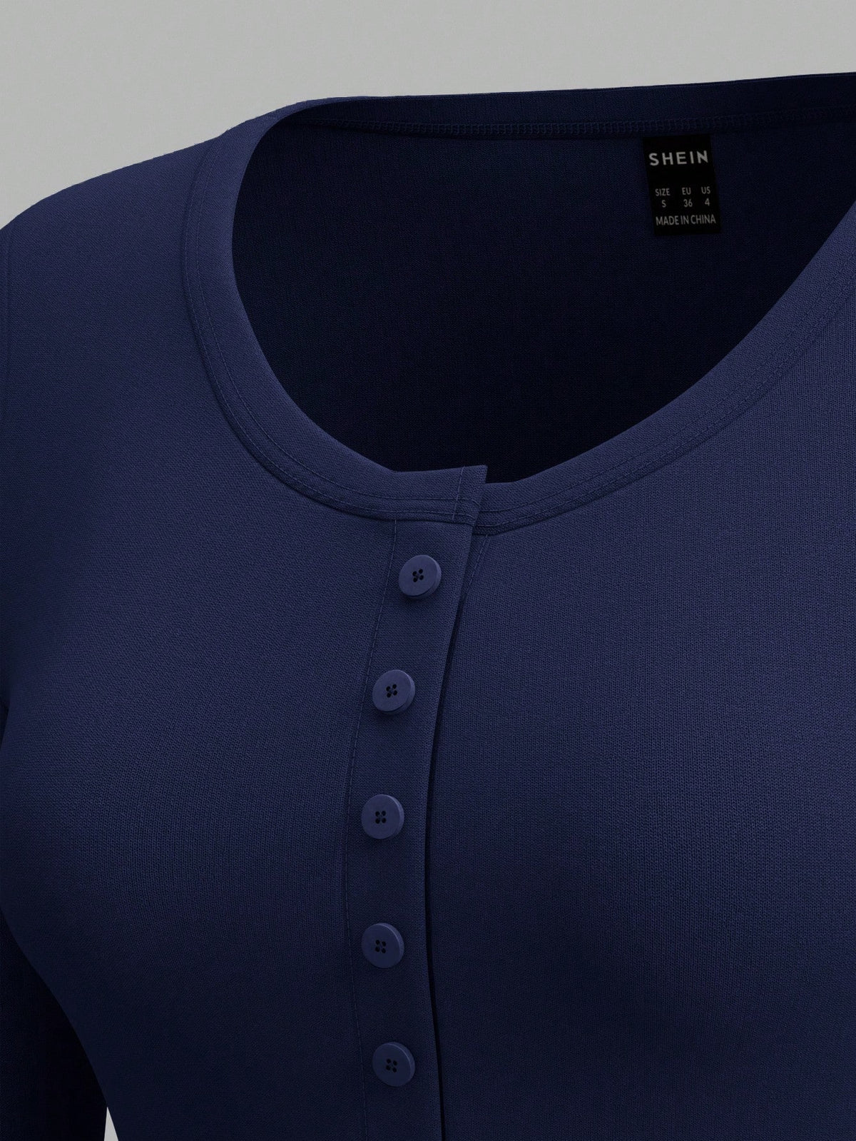 EZwear 3-Color Button Placket Long Sleeve Casual T-Shirt For Women Tight Tops V Neck Tops Women Long Sleeve Tops 3 Packs Tops