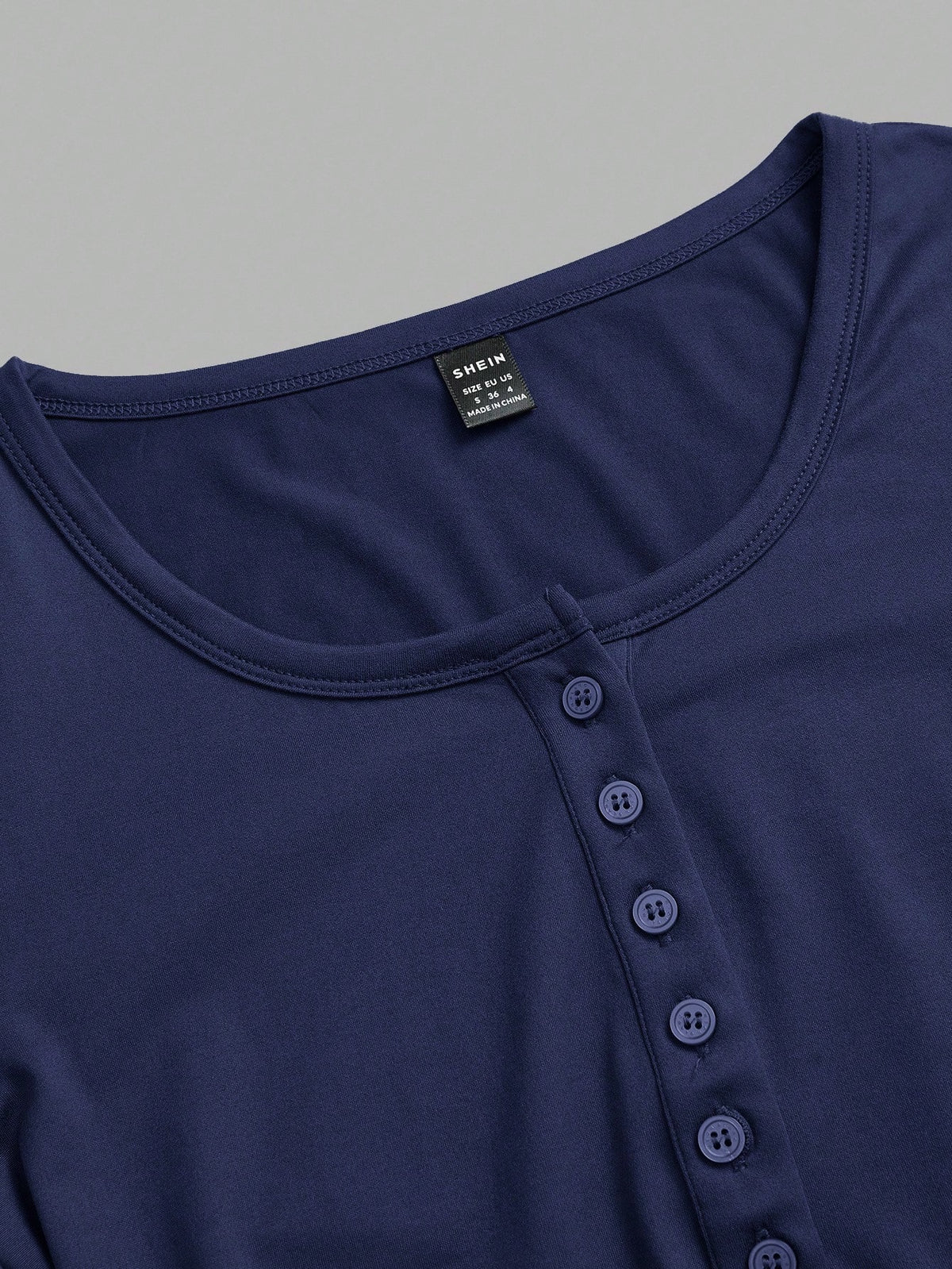EZwear 3-Color Button Placket Long Sleeve Casual T-Shirt For Women Tight Tops V Neck Tops Women Long Sleeve Tops 3 Packs Tops