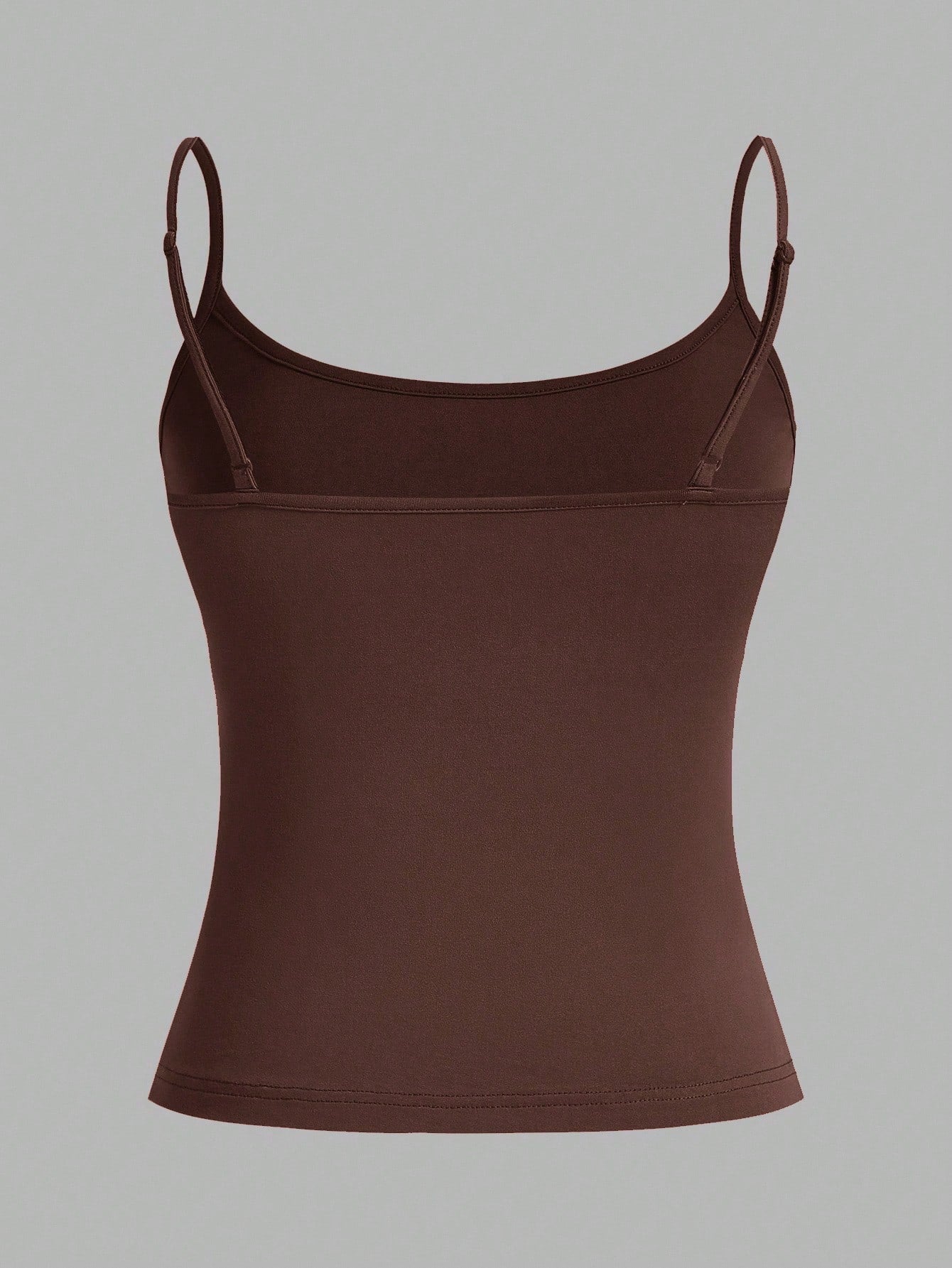 EZwear 3pcs/Set Women's Sexy Casual Cropped Camisole Tops, Suitable For Summer Beach Everyday Dark Brown Grey Black