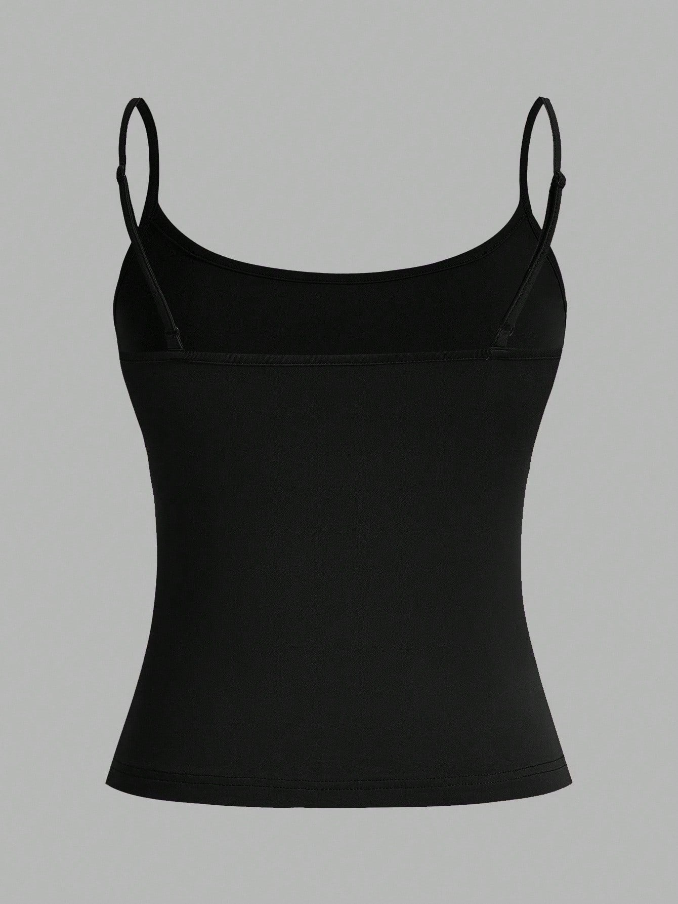 EZwear 3pcs/Set Women's Sexy Casual Cropped Camisole Tops, Suitable For Summer Beach Everyday Dark Brown Grey Black