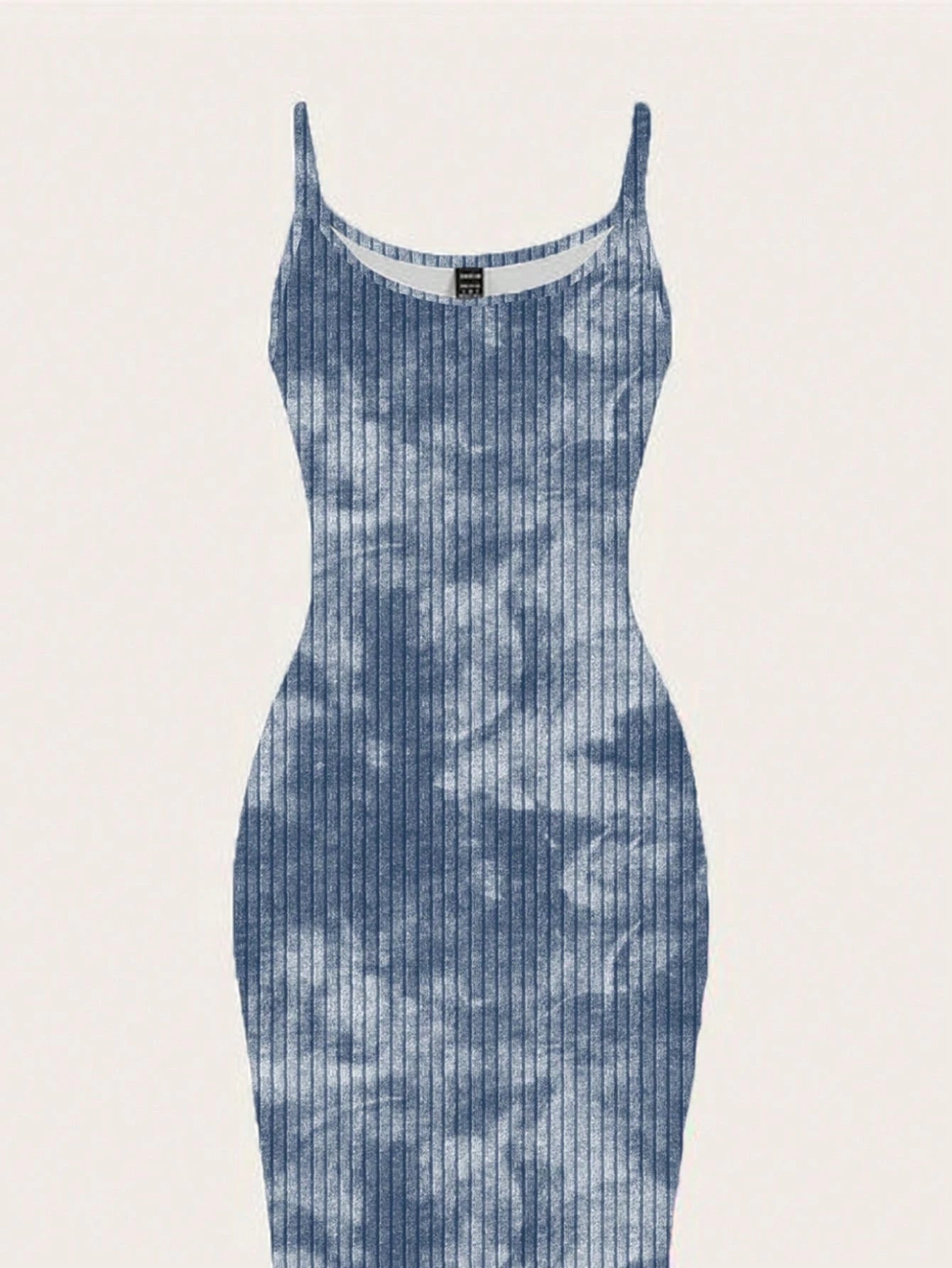 EZwear Casual Minimalist Street Tie-Dye Full Print Sleeveless Maxi Dress, Suitable For Summer,Summer Dresses For Women Chic Dress
