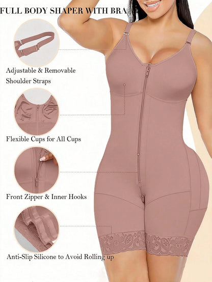 Faja Colombianas Moldeadoras Shapewear Tummy Control Full Body Shaper