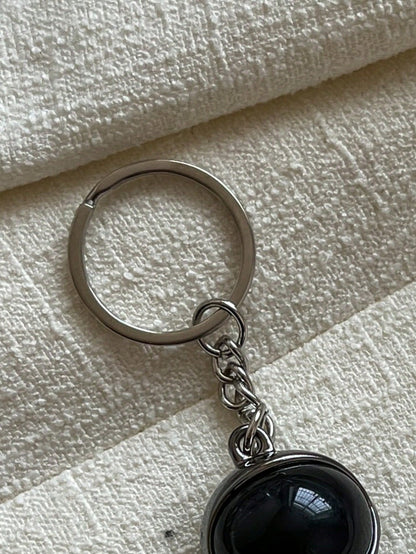 Fashion Astronaut 3D Space Robot Keychain Ring Pendant Creative Universe Bag Accessory Bag Charm Gift, Valentine's Day, Fashion, Suitable For Teenage Girls, Women, College Students, Teachers, White-Co