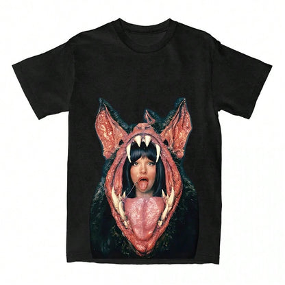 Fashion Singer MelanieMartinez Print T-Shirt Casual Summer Cotton Women/Men Tshirts Loose Unisex Streetwear Vintage Style Teesgraphic Tees Men,Playeras De Hombre,Black Graphic Tee,Funny T Shirt