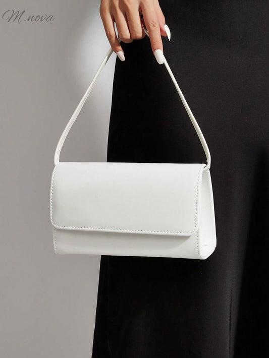 Fashion Solid Color Detachable Mirror PU Leather Handbag Evening Bag, Charming Elegant Women's Business Bag, Suitable For Women's Daily Commute Or Date, Party, Wedding, Ball, Evening/Banquet Occasions