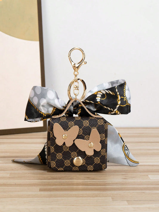 Fashionable Casual Silk Scarf Miniature Bag Charm Small Gifts Gifts For Her Gifts For Women