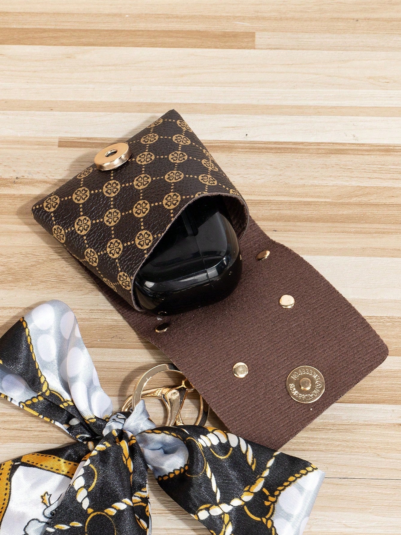 Fashionable Casual Silk Scarf Miniature Bag Charm Small Gifts Gifts For Her Gifts For Women
