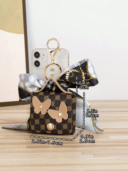 Fashionable Casual Silk Scarf Miniature Bag Charm Small Gifts Gifts For Her Gifts For Women