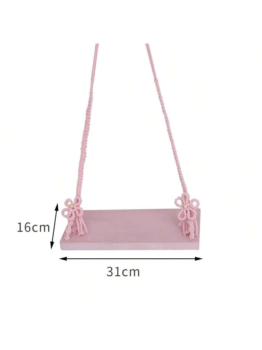 Fashionable Newborn Photography Props, Wooden Baby Swing Posing Accessories, Unisex For Infant, Woven Swing Posing Photo Props