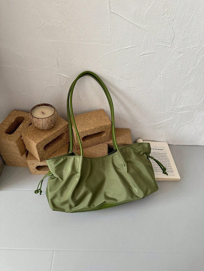 Fashionable Versatile New Style Minimalist Tote Bag For Women, Large Capacity Commuter Shoulder Bag, Lightweight Casual Handbag