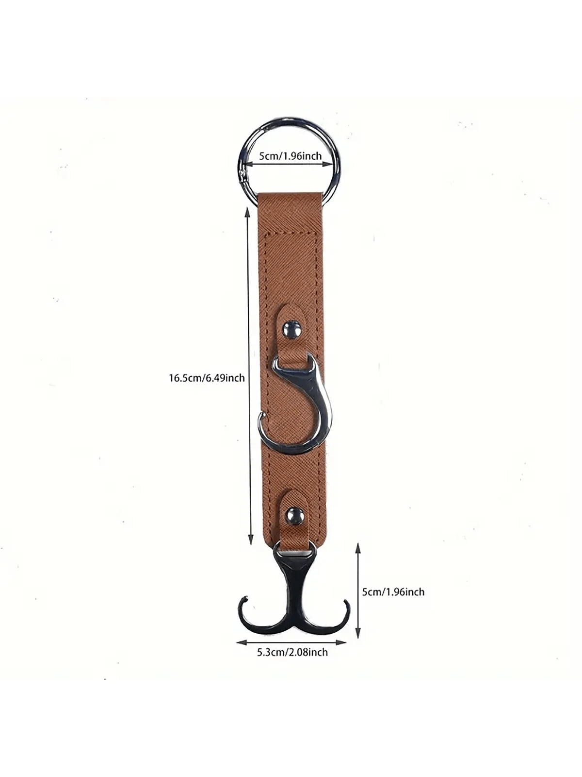 Faux Leather Car Seat Back Hooks- Perfect For Grocery Bags, Coats, Umbrellas & Handbags- Fit Vehicle Accessories