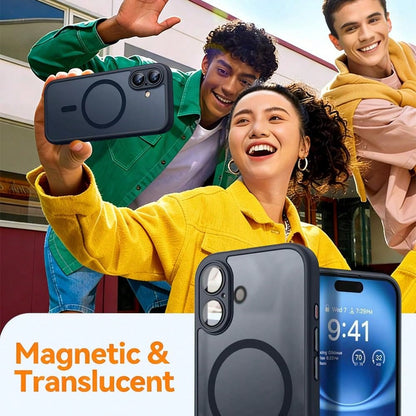 Faux Leather Textured Magnetic Matte Phone Case (For IPhone Air 17 16 15 Plus 14 13 12 Min 11 And Camera Lens Protector)- Protective Phone Case Iphone17 Pro Max Case Iphone17 Pro Case Iphone17 Case I