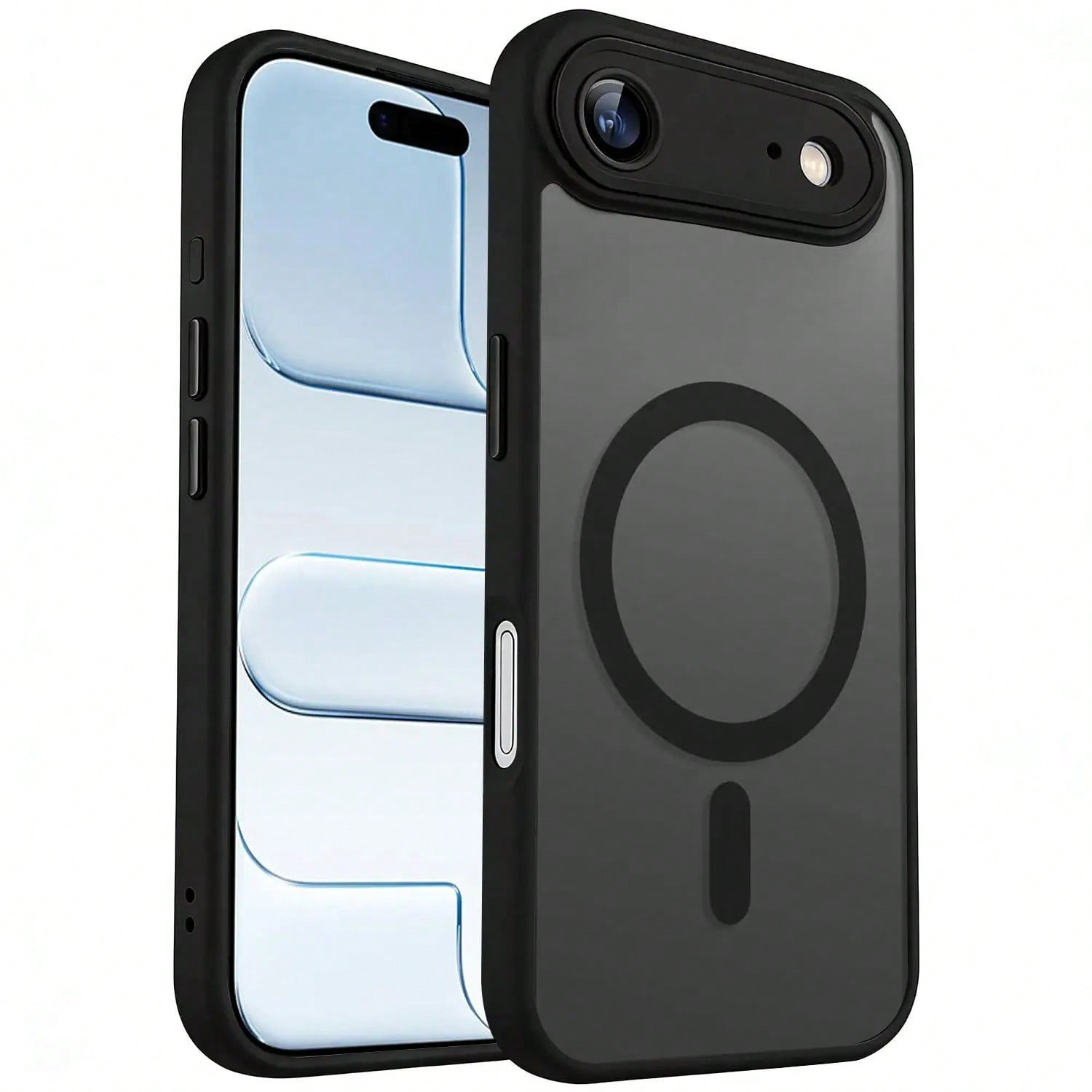 Faux Leather Textured Magnetic Matte Phone Case (For IPhone Air 17 16 15 Plus 14 13 12 Min 11 And Camera Lens Protector)- Protective Phone Case Iphone17 Pro Max Case Iphone17 Pro Case Iphone17 Case I