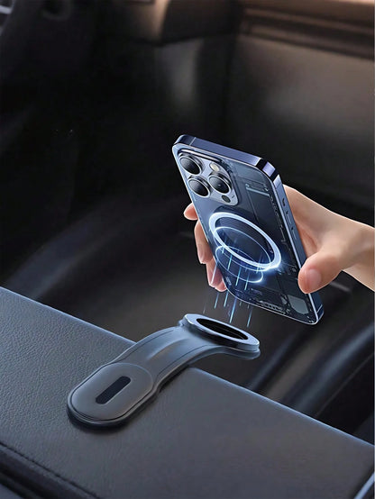 Flexible Magnetic Car Phone Holder – Adjustable Aluminum Alloy Arm With 360° Rotation, Shapeable Design For Custom Viewing Angles, Clamp-Free, Scratch & Shock Proof, Universal Compatible With IPhone&