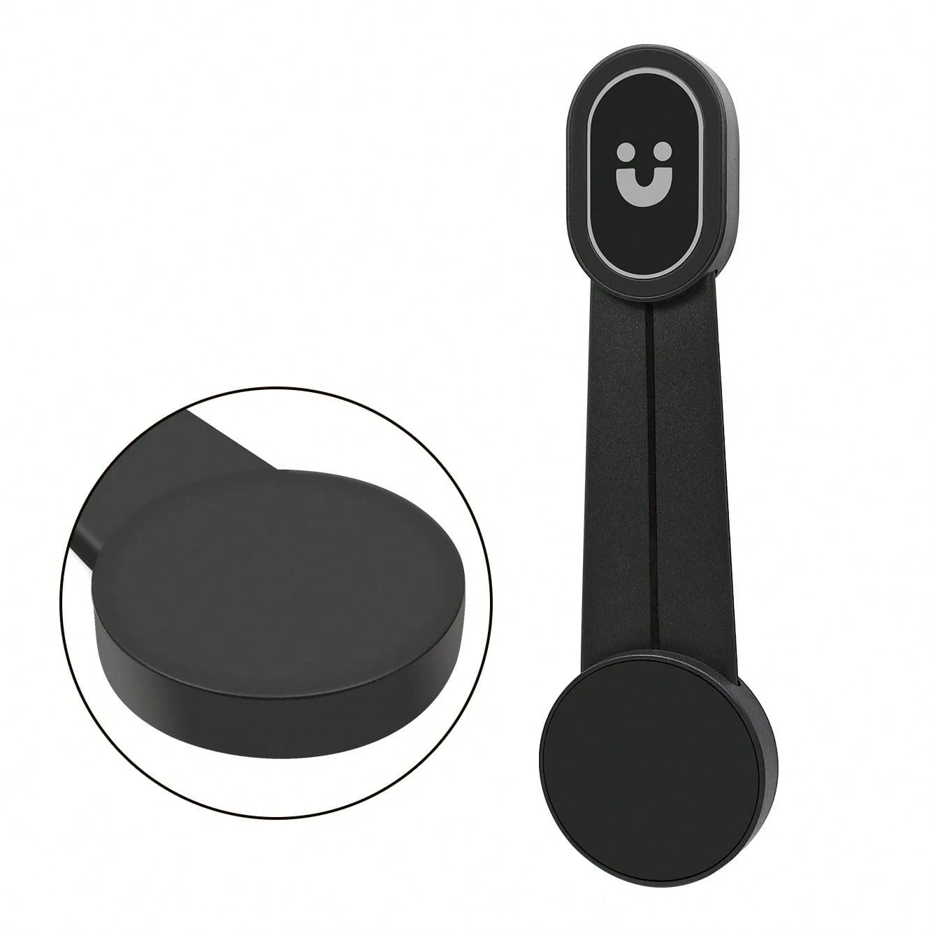 Flexible Magnetic Car Phone Holder- Adjustable Aluminum Arm, 360° Rotation, Moldable Design For Custom Viewing Angle, No Clip, Scratch & Shock Resistant, Universal Compatible With Iphone And All Smar