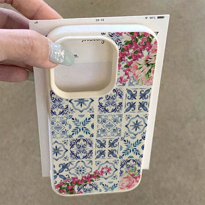Floral Plaid Pattern Suitable For TPU, Suitable As Birthday And Christmas Gifts For Couples, Women, Daughters, Boyfriends, Girlfriends, And Teenage Girls