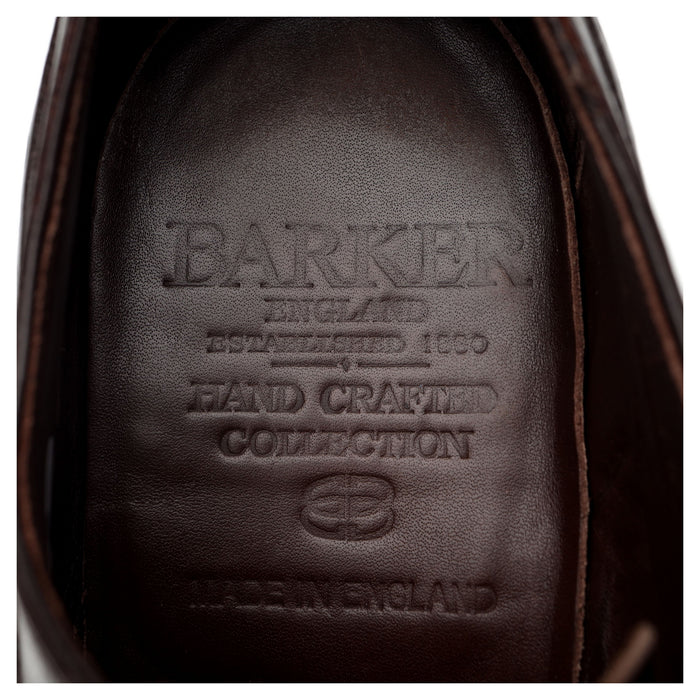 'Flore' Dark Brown Leather Oxford Brogue UK 7.5 G