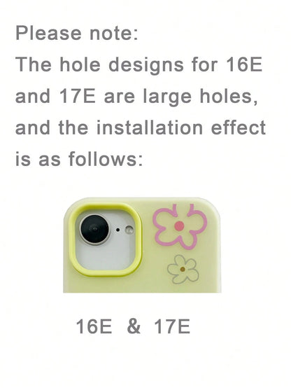 Flower Element Fashion Phone Case Shockproof Fashion 1pc Spring Flower Pattern Jelly 2-In-1 Magnetic Phone Case Compatible With IPhone 17 Pro Max/16 Pro Max/15 Pro Max/13/15/16/17 Pro/14/11 Fashionabl