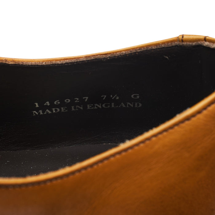 'Flynn' Tan Brown Leather Oxford Brogues UK 7.5 G