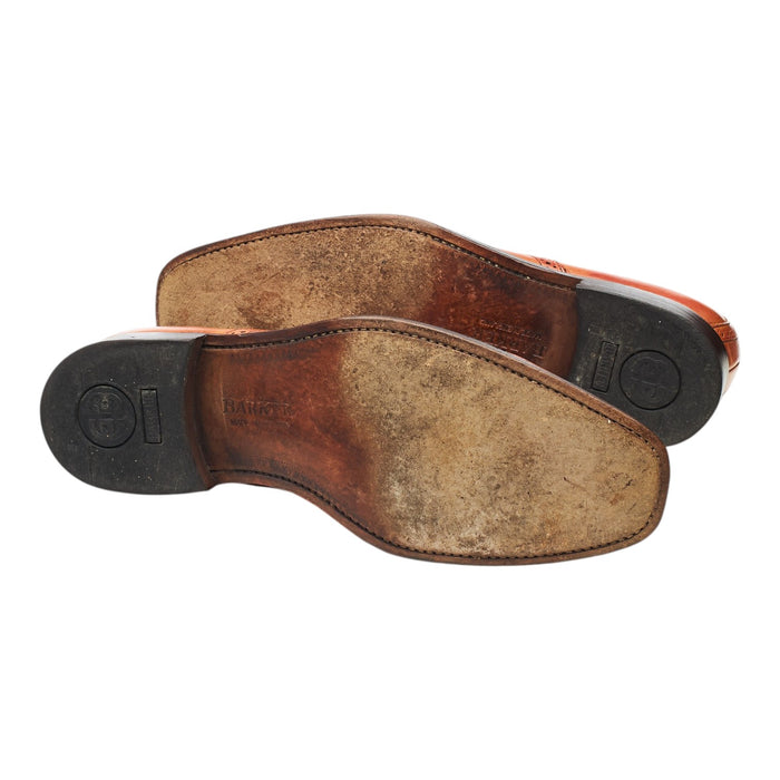 'Flynn' Tan Brown Leather Oxford Brogues UK 9.5 G