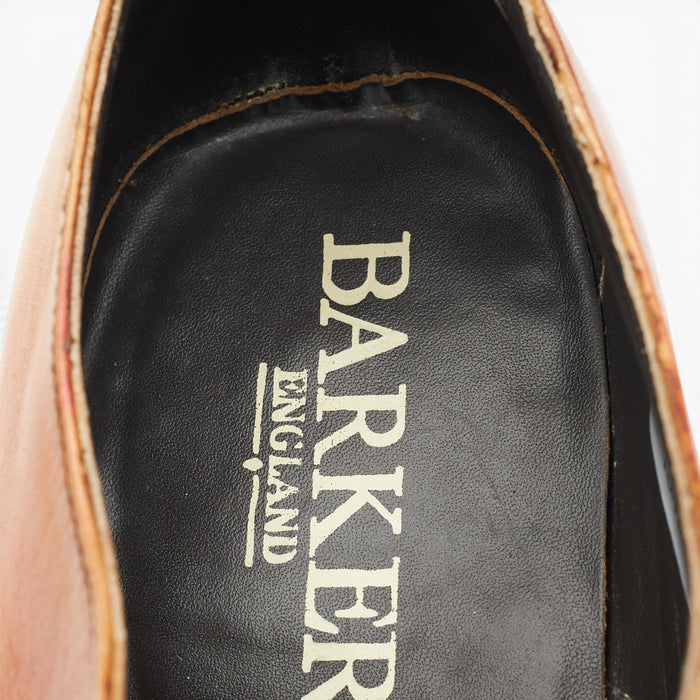 'Flynn' Tan Brown Leather Oxford Brogues UK 9.5 G