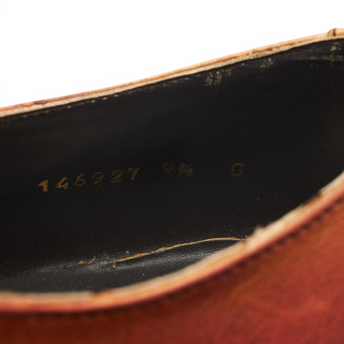 'Flynn' Tan Brown Leather Oxford Brogues UK 9.5 G