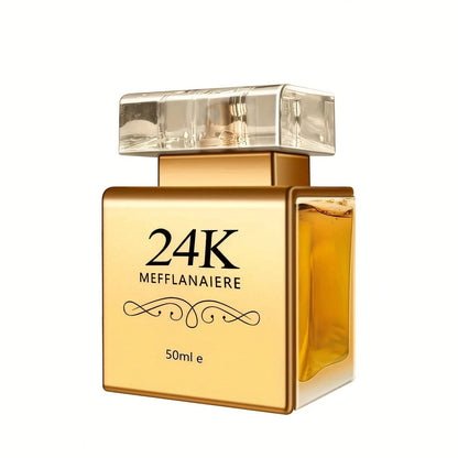 FMALOL 50ml 24K BLACK Perfume Citrus Top Amber Cedar Base Fragrance,Suitable For Any Occasion, The Best Gift, A Neutral Perfume