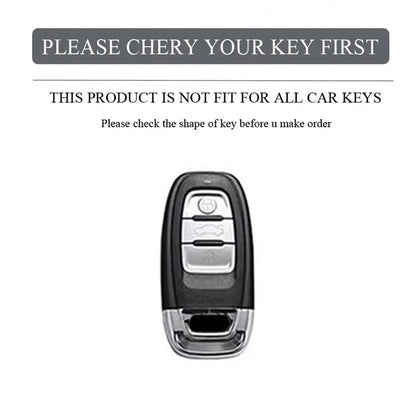For Audi A4 A1 A3 S4 B7 B8 A6 A5 A7 A8 Q5 S5 S6 Q7 Car Remote Key Case Cover Holder Accessories Keychain