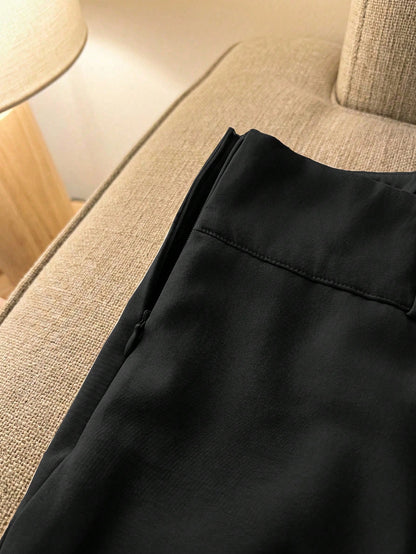 Franclia Fashionable Versatile High Waist Shorts Skirt, Slimming, Opaque, Solid Apricot Color, For Spring/Summer Women