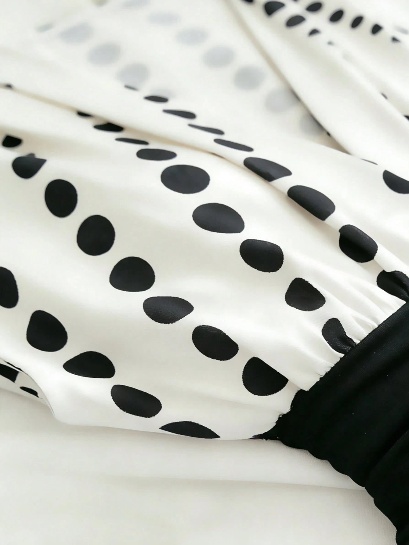 Franclia Women's Polka Dot Print Cap Sleeve Pleated Slim Fit Elegant Dress