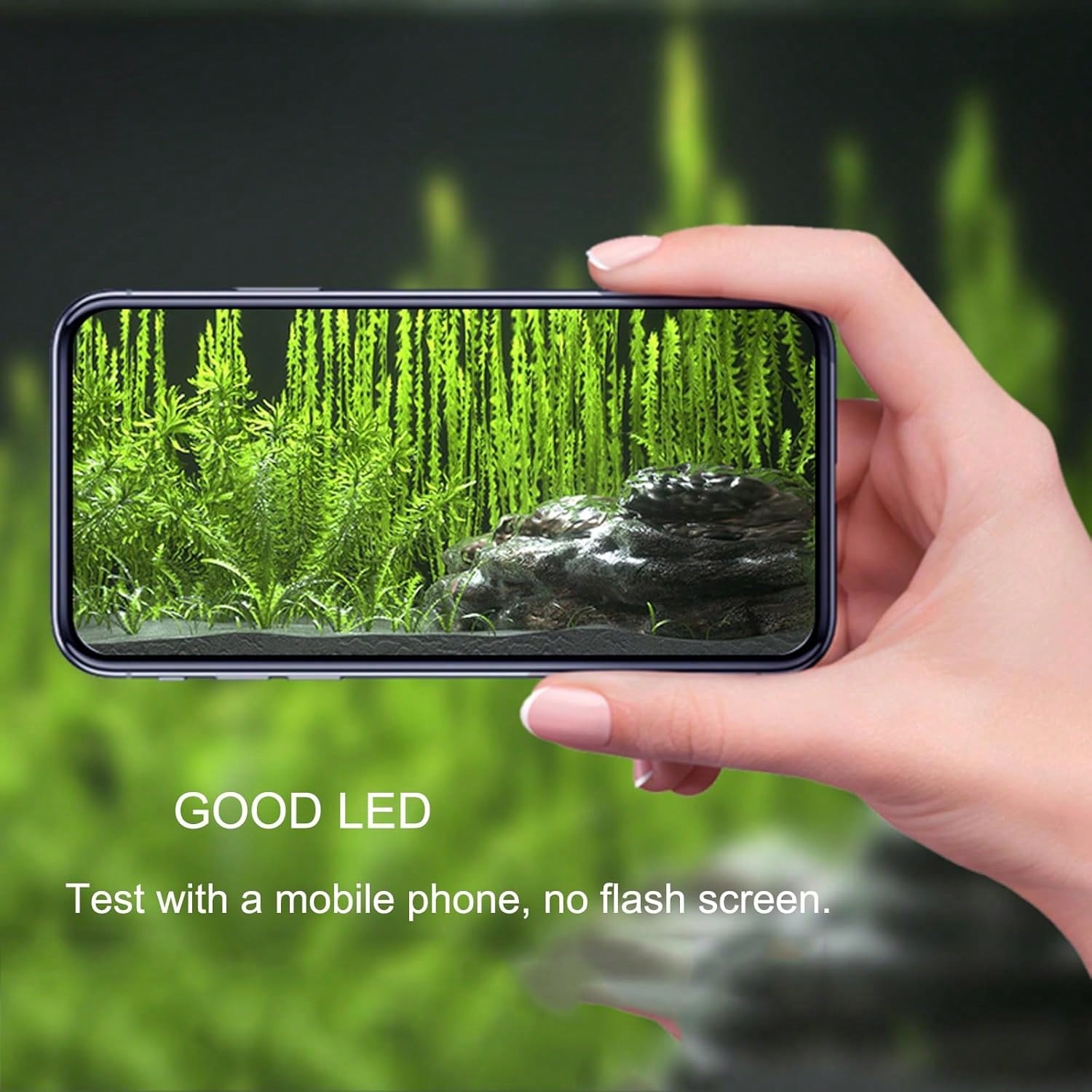 Full Spectrum Aquarium LED Lights For Small To Medium-Sized Fish Tanks. 42 LED Clip Lights Suitable For Aquatic Plant Lighting And Smart USB Universal Plant Lamps. The Clip Is Adjustable From 3 To 8 M