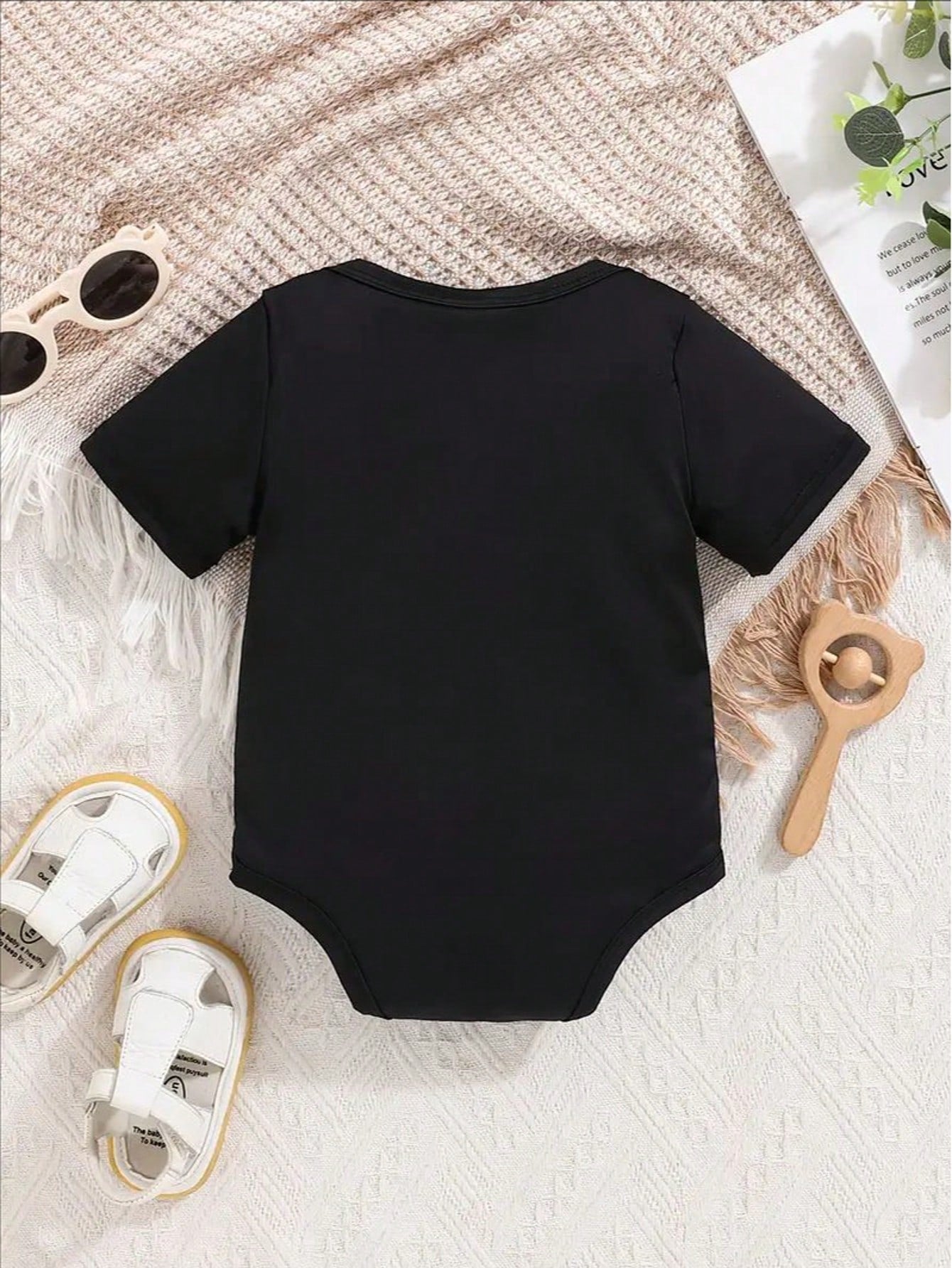 [Funny Baby Romper] Soft Funny "Call My Pop-Pop" Letter Print Baby Romper| Short Sleeve Summer Bodysuit For Newborns & Toddlers, Perfect For Outdoor- Cotton