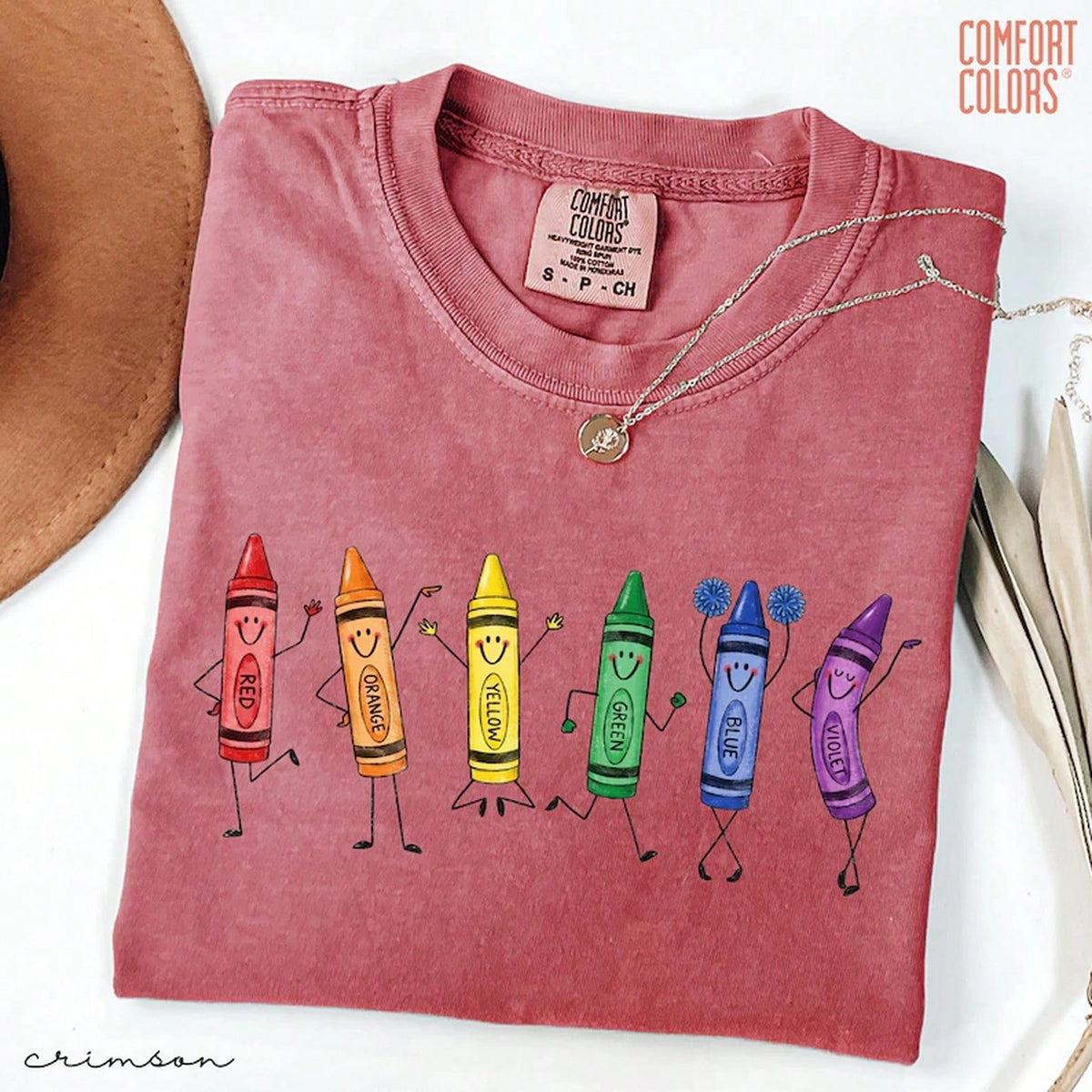 ® Funny Teacher Life Shirt Happy Doodle Back To School Gift Preschool Teacher School Supplies Shirt Crayon Pencil Tee