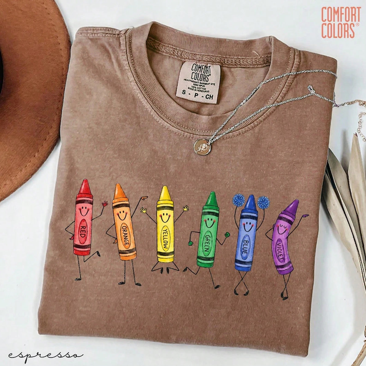 ® Funny Teacher Life Shirt Happy Doodle Back To School Gift Preschool Teacher School Supplies Shirt Crayon Pencil Tee
